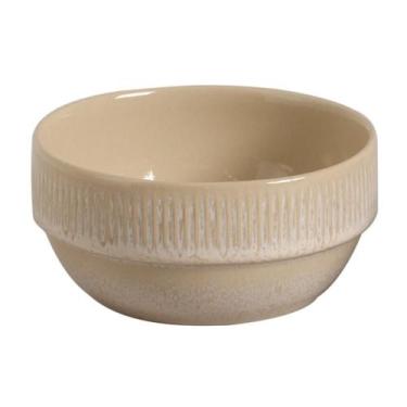 Imagem de Conjunto com 6 Bowl Empilhável Linhas 330ml Latte - Porto Brasil Cerâm
