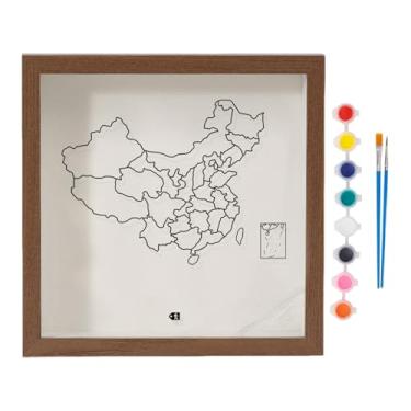 Imagem de Generic Caixa de exibição multifuncional para ingressos, com compartimento para guardar lembranças, ideal para filmes, eventos esportivos e shows, Marrom 20x20cm