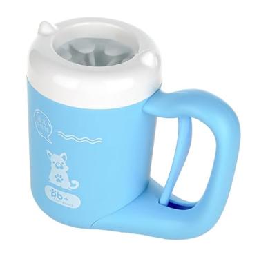 Imagem de Copo Limpiador Automático de Pé Cão Escova em Silicone Enlameado Portátil para Cães e Gatos