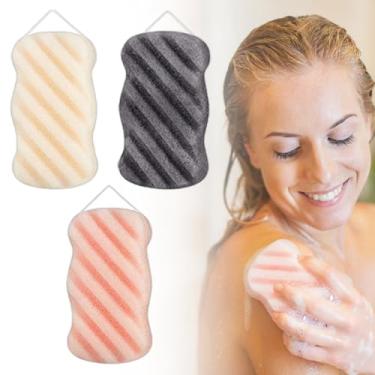 Imagem de Konjac Body Sponge - Natural Bath Loofah for Gentle Daily Body Face Scrub, Suitable for Men Women Kids Baby infant infant, 3 pcs