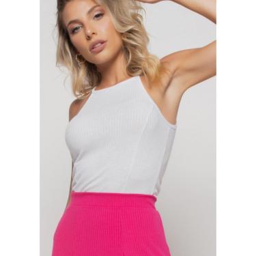 Imagem de Regata Salvatore Cavada Alcinha  Canelada Feminina-Feminino