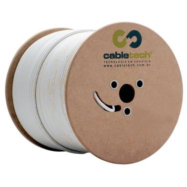 Imagem de Cabo Coaxial Cabletech Std-40 Branco 305m