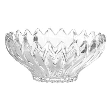 Imagem de Taça De Sobremesa Bowl Vidro Transparente Brazilia 300ml 14cm Sorvete Açaí Em Casa Tem