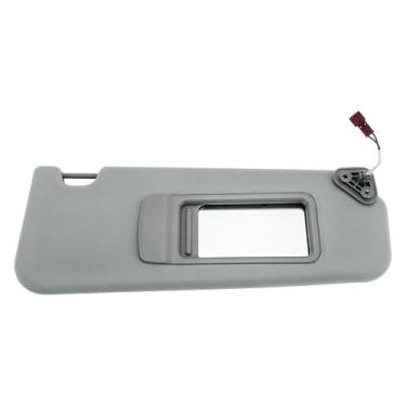 Imagem de REPAIROCK Viseira de sol lateral direita para BMW Série 3 E90 Sedan 2005-2008 Protetor solar frontal direito substitui No.51167252010 Conjunto de viseira de sol de carro cinza
