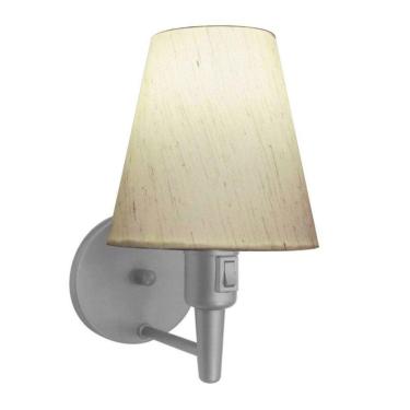 Imagem de Lustre Pendente Quadrado Vivare Md-4006 Cúpula Em Tecido 21/50x50cm - Bivolt Cinza-linho-bege 110v/220v