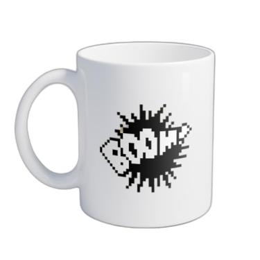 Imagem de Caneca Xícara de Café Porcelana 300ml Design Quadrinhos Balões de Discurso