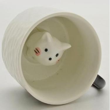 Imagem de Xícara de Cerâmica Gatinho Branco 220ml – You Are So Cute