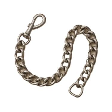 Imagem de Coleiras Correntinha Pet Acessório Estilosa Colar Coleira Para Cães Cachorro Gato Ajustável Com Mosquetão Elegante e Leve (Prata,GG)