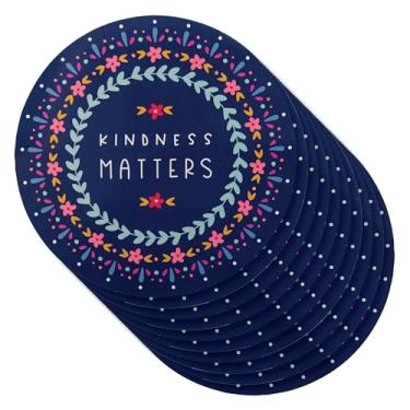 Imagem de Karma, Conjunto de 100 geladeira inspirador Boho com 100, ímãs decorativos redondos para carro e armário à prova de intempéries para meninas, citações motivacionais, lembrancinhas de festa, carro