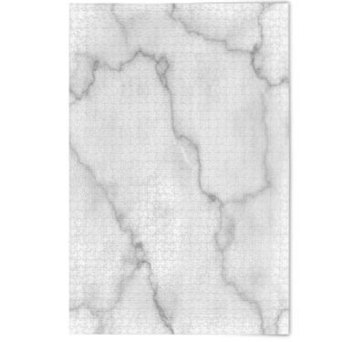 Imagem de Quebra-cabeça clássico de textura de mármore cinza 1000 peças para adultos arte boba divertida quebra-cabeças rígidos estética decoração de casa, 1000 peças, 75 x 50 cm