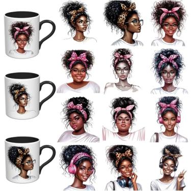 Imagem de Elewins 12 peças de decalques de transferência DTF UV de borboleta para garrafas de água e canecas de café, película de descascar e colar apenas para superfícies de caderno de cerâmica de vidro liso