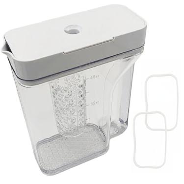 Imagem de LZXQYMX Jarro de água para geladeira DA97-17395B atualizado, anel de vedação duplo sem vazamento, conjunto de tanque de água de substituição, compatível com modelos de geladeira Samsung