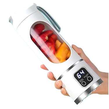 Imagem de Liquidificador Portátil Recarregável 8 Lâminas, Automatico Suco Smoothies Vitaminas Leite(ROXO)