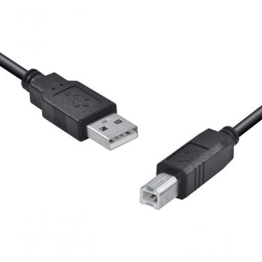 Imagem de Cabo Usb Impressora A X B Macho 2.0 1.8m Uambm-18