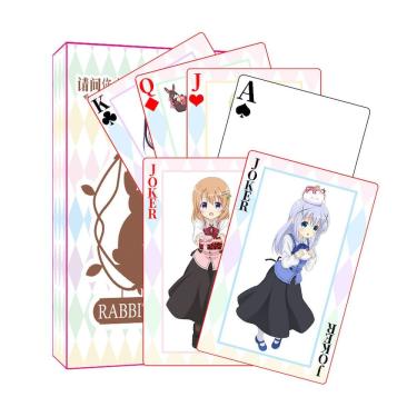 Imagem de Baralho de cartas Poker Deck Anime Is the Order a Rabbits