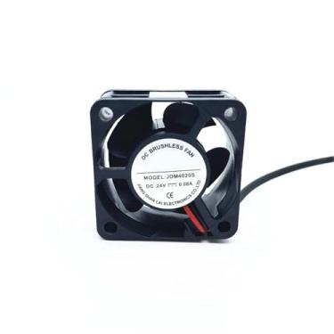Imagem de 1 peça DC24V 4020 40x40x20mm Ventilador de refrigeração Fonte de alimentação Ventilador de refrigeração Ventilador de impressora 3D 2 fios