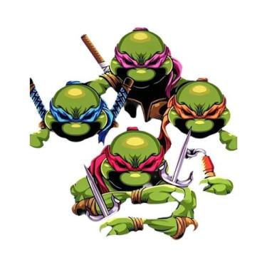 Imagem de Kit De Pintura Em Diamante 5D Tartaruga Ninja Disney Quebra-Cabeça Bor