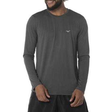 Imagem de Camiseta Mizuno Nirvana Manga Longa Dark Shadow - Masculino GG-Masculino