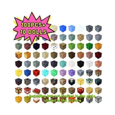 Imagem de Blocos De Construção Magnéticos DIY Para Crianças 10-500pcs Mini Bloco