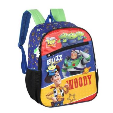 Imagem de Mochila De Costas Luxcel Toy Story Preto Escolar Infantil Menino