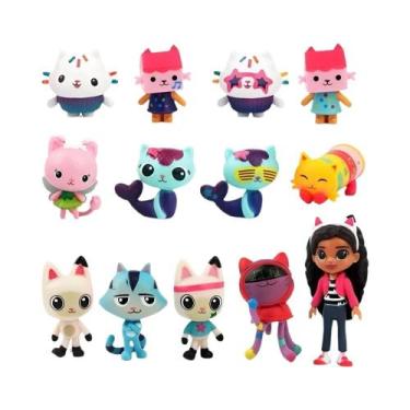 Imagem de Conjunto De Brinquedos De Figuras De Anime Gabby Dollhouse 13 Peças, B