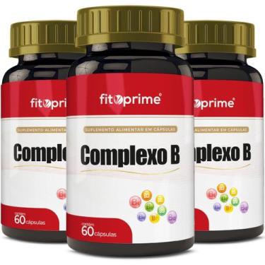 Imagem de Kit 3x Vitaminas Complexo B 60 Cápsulas - Fitoprime