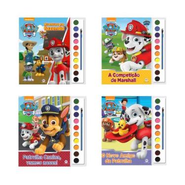 Imagem de Kit Livros Aquarela Patrulha Canina - Ciranda Cultural