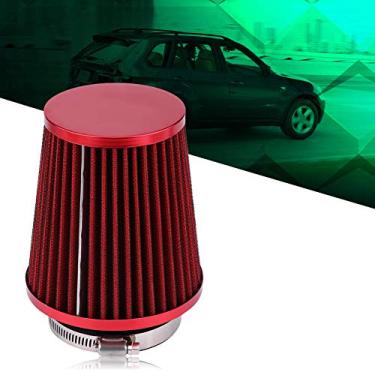 Imagem de Naroote Universal de Filtro de Entrada de Ar Frio de 3" de Alto Desempenho para Veículos Com Diâmetro de Mangueira de 76 Mm, Material de Liga de Alumínio