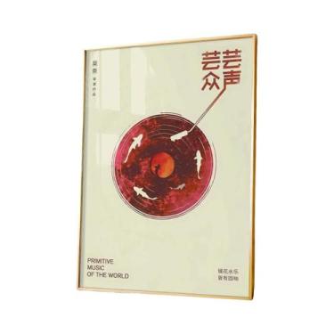 Imagem de Pôster De Impressão Em Lona De Música De Vinil Retro Japonês Vintage P