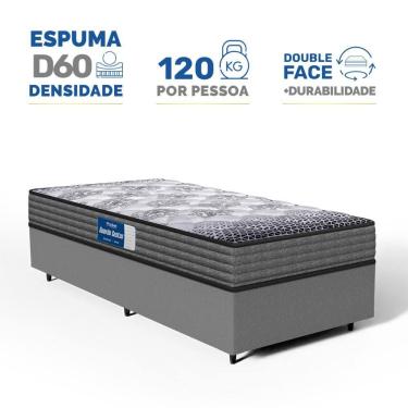 Imagem de Cama Box com Colchão de Espuma D60 Double Face Guarda Costas Comfort Force Probel Solteiro 88cm