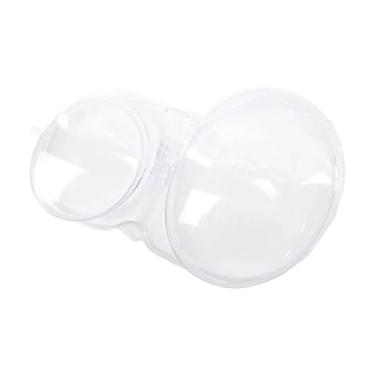 Imagem de Tampa da lente do farol dianteiro do carro, peças de reposição transparentes, protetores compatíveis com benz w210 e320 e420 e430 e55 1996-1999(Left)