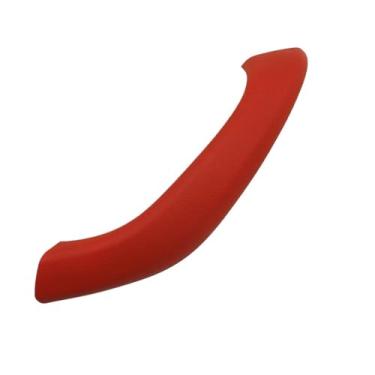 Imagem de Porta Interior Do Carro Esquerda Direita Puxar Alça Exterior Capa Painel Guarnição Substituição Compatível Com Bmw X1 X2 F48 F49 F39 2016-2020 51417417513(Red Left)
