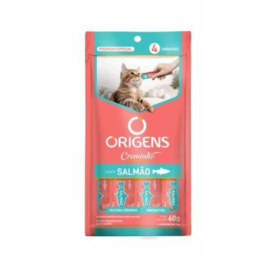Imagem de Origens Creminho Sabor Salmão 60g 4 Unidades Com 15g