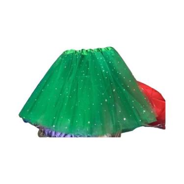 Imagem de Saia Tutu Curta De Tule Com 3 Camadas Para Meninas, Fantasia De Dança 