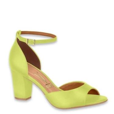 Imagem de Sandália Feminina Salto Médio Grosso Festa Vizzano 6262.406 - Lima - 37-Feminino