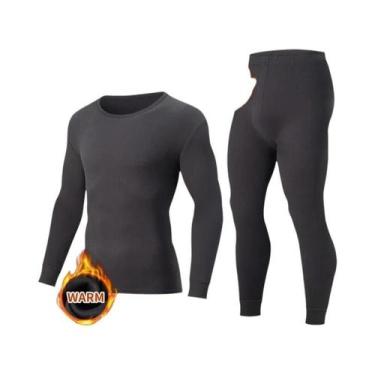 Imagem de Conjunto De Roupa Íntima Masculina De 2 Peças Para Outono/Inverno, Gol