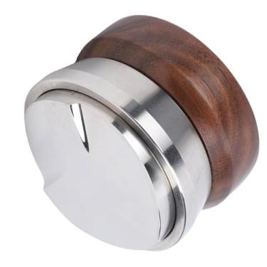 Imagem de Phefop Tamper Distribuidor de café de 53 Mm, Nivelador de café Ajustável Com Base de Aço Inoxidável e Cabo de Madeira de Nogueira para Máquinas de de Cabeça única e Baristas