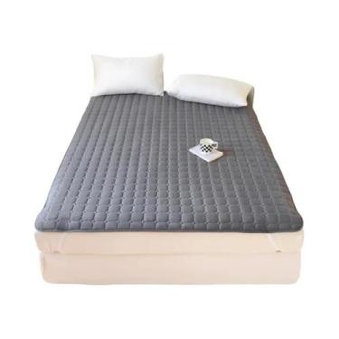 Imagem de Protetor De Colchão Impermeável Acolchoado Simples/Duplo, Capa De Colc