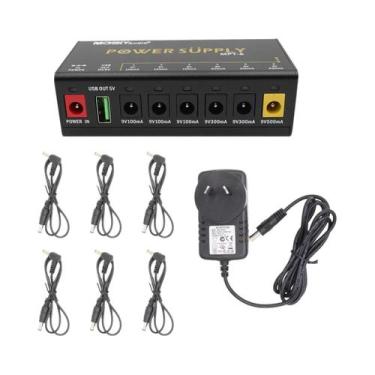 Imagem de Fonte De Alimentação Para Pedais De Guitarra USB 6 DC 5V Mosky MPT-6 9