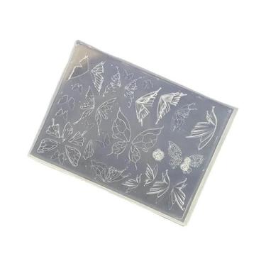 Imagem de Molde De Silicone Para Unhas Com Botão Borboleta E Trava Para Decoraçõ