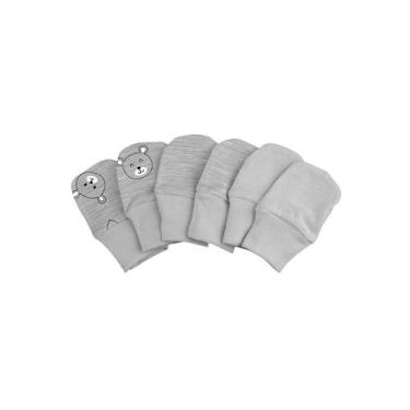 Imagem de Kit Luvas para Recém Nascido 3 Pares Bublim, Ursos