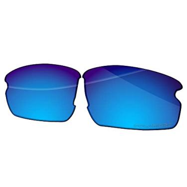 Imagem de Ensky Lentes de reposição HardyShield para óculos de sol Oakley Flak 2.0 OO9295 59 mm - Azul intenso