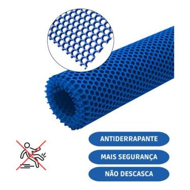 Imagem de Piso Antiderrapante Tapete Emborrachado Banheiro 60cm X 1m - Kapazi, A