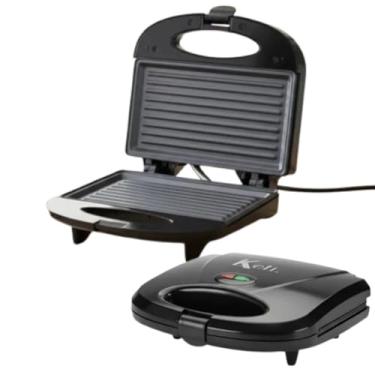 Imagem de Sanduicheira Grill Quality Preta 750w - Capacidade: 2 sanduíches simultâneos - 220v