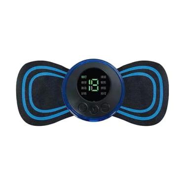 Imagem de Massageador Elétrico Portátil Recarregável EMS, Alívio de Dor Muscular, Pescoço, Ombros, Costas, Pernas, Pés, 8 Modos, 19 Intensidades, USB