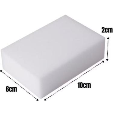 Imagem de Esponja Mágica de Melamina  Kit com 5 Unidades para Limpeza Eficiente 