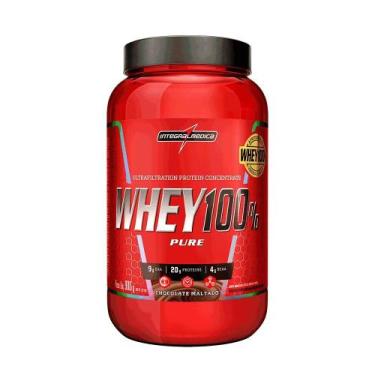 Imagem de Proteína Concentrada Integralmedica Whey 100% Pure 900g Pote, Chocolat