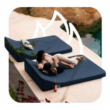 Imagem de Puff para área externa Duo Slim - Eco Flame Garden - Preto - Sofá na C