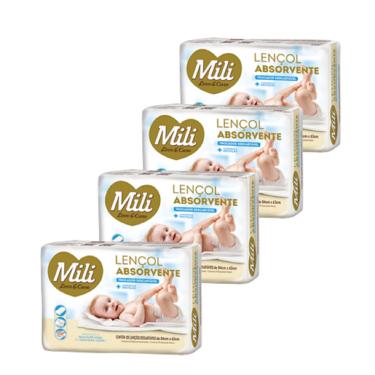 Imagem de Trocador Descartável Mili Love & Care 8 Pacotes c/5 unidades