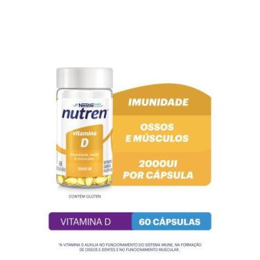 Imagem de Suplemento Alimentar Nutren Vitamina D 2.000 UI 60 Cápsulas